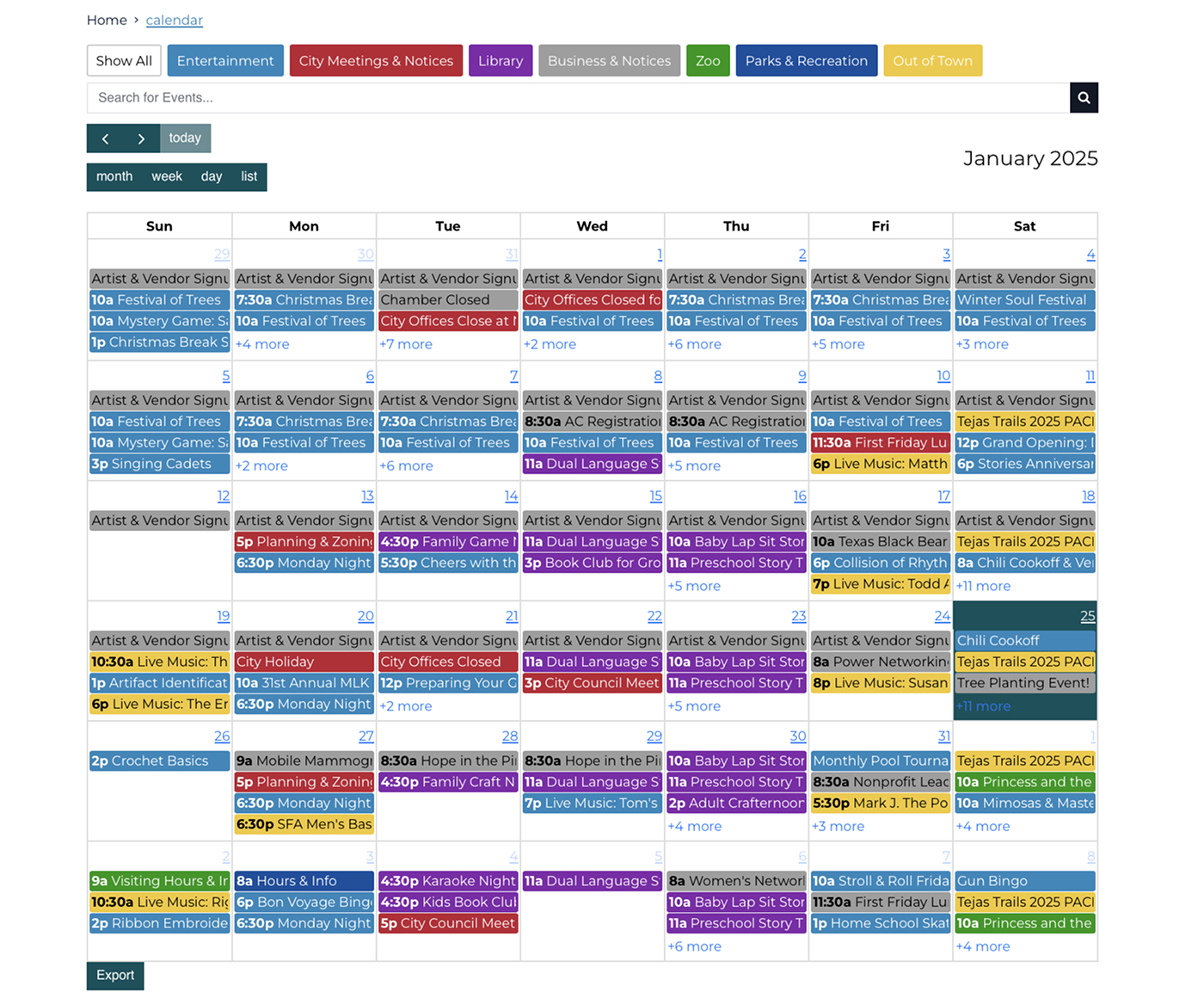 Old Calendar Application